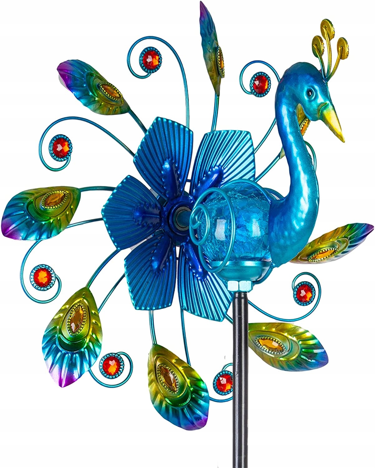 Solárne záhradné osvetlenie Veterný mlyn Peacock